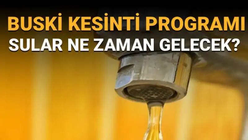 Bursa Nilüfer'de Su Kesintisi! Sular Ne Zaman Gelecek?