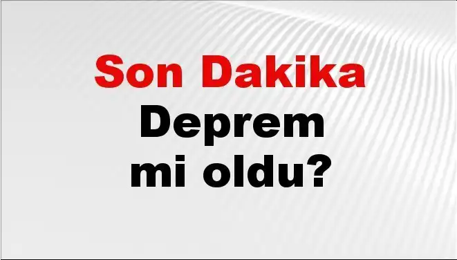 Muğla'da Şiddetli Deprem! Nerede ve Ne Zaman Oldu?