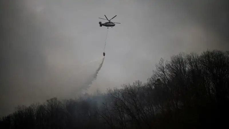 Güney Kore'de Helikopter Kazası: Yangın Söndürme Uçuşunda Hayatını Kaybeden Var