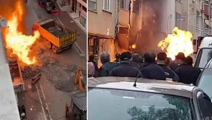 İstanbul'da Doğalgaz Patlaması: Bölgeyi Sararan Korkunç Patlama Anları