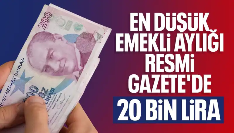 Türkiye'de Emekli Maaşları Artıyor: En Düşük 20 Bin Lira!